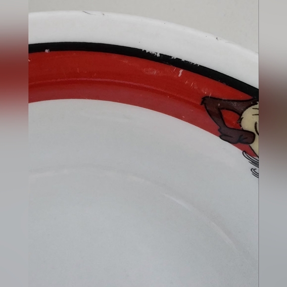 Vintage Gibson Looney Tunes Taz Tasmanian‎ Devil Cereal Bowls Set Of 4 6.5 In - Picture 3 of 6